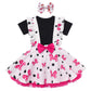 Ibtom Castle 2Nd Birthday Outfit Girl: Toddler Girl Halloween Dress - Baby Infant T-Shirt Mini Tutu Skirt Headband Cake Smash Ph
