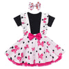 Ibtom Castle 2Nd Birthday Outfit Girl: Toddler Girl Halloween Dress - Baby Infant T-Shirt Mini Tutu Skirt Headband Cake Smash Ph