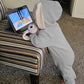 Agqt Baby Boys Easter Bunny Costume Halloween Animal Clothes Romper Bunny Ear Costumes Long Sleeve Hoodie Outfit Gray Size 18-24