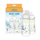 Dr Browns Natural Flowa Anti-Colic Options+A Wide-Neck Baby Bottle Designer Edition Bottles, Dino Decos, 9Oz270Ml, Level 1 Nippl