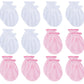 Rative Newborn Baby Cotton Gloves Sleep Sleeping No Scratch Mitten Mittens Mitts Set For 0-3 0-6 Months Boy Boys Girl Girls (6Wh
