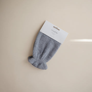 Mushie Baby Bath Mitt | Organic Cotton | Pack Of 2 (Tradewinds)
