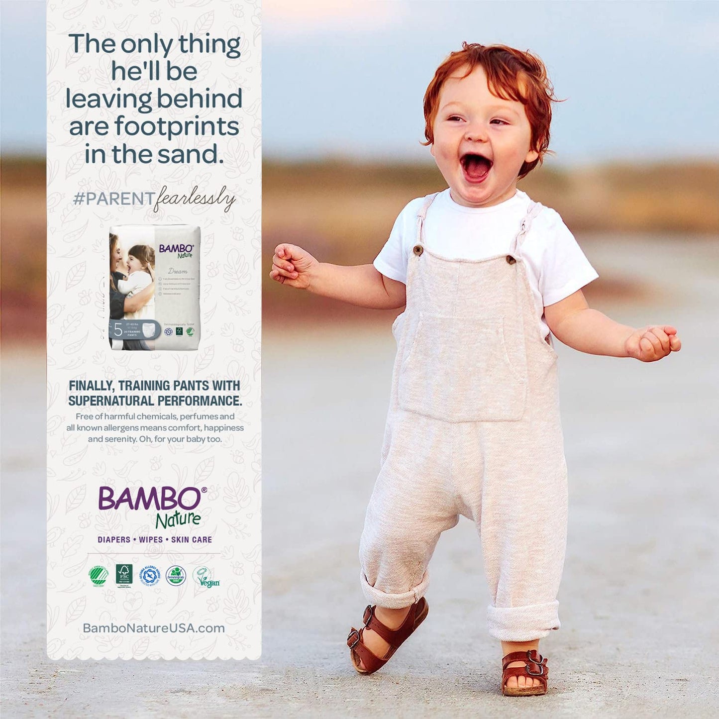 Bambo Nature Premium Training Pants (Sizes 4 To 6 Available), Size 5, 200 Count