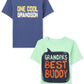 The Children'S Place Baby Toddler Boys Short Sleeve Graphic T-Shirt 2-Pack, Grandpa'S Best Buddy/One Cool Grandson, 5T