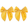 Yellow Velvet Ribbon Linen Hair Bows 5' Soft Velvet Fable Bow Alligator Clip Barrettes Toddler Teen Ponytail Knot Bows Hair Acc