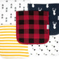 Kiddystar 5-Pack Organic Cotton Burp Cloths - Ultra-Absorbent, Soft & Large (21   X10   ) - Perfect For Spit-Up & Drooling