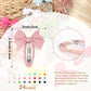 24Pcs 2Inch Baby Hair Clips, Oaoleer Baby Girls Fully Lined Baby Bows Hair Pins Tiny Hair Bows Alligator Clips For Baby Girls In