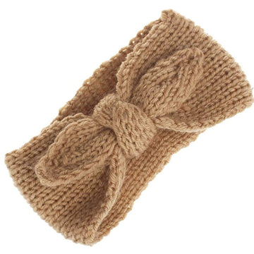 Izus Turban Headband Baby Girl - Warm Rabbit Knot Hair Band, Knit Head Wrap For Newborn, Toddler And Children (One Size (Fit For