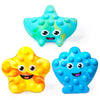 Tub Works Tub Poppers Popping Kids & Toddler Bath Toys, 3 Pack | Push, Poke, Squish & Pop it Fidget Toys for The Bathtub | Irres