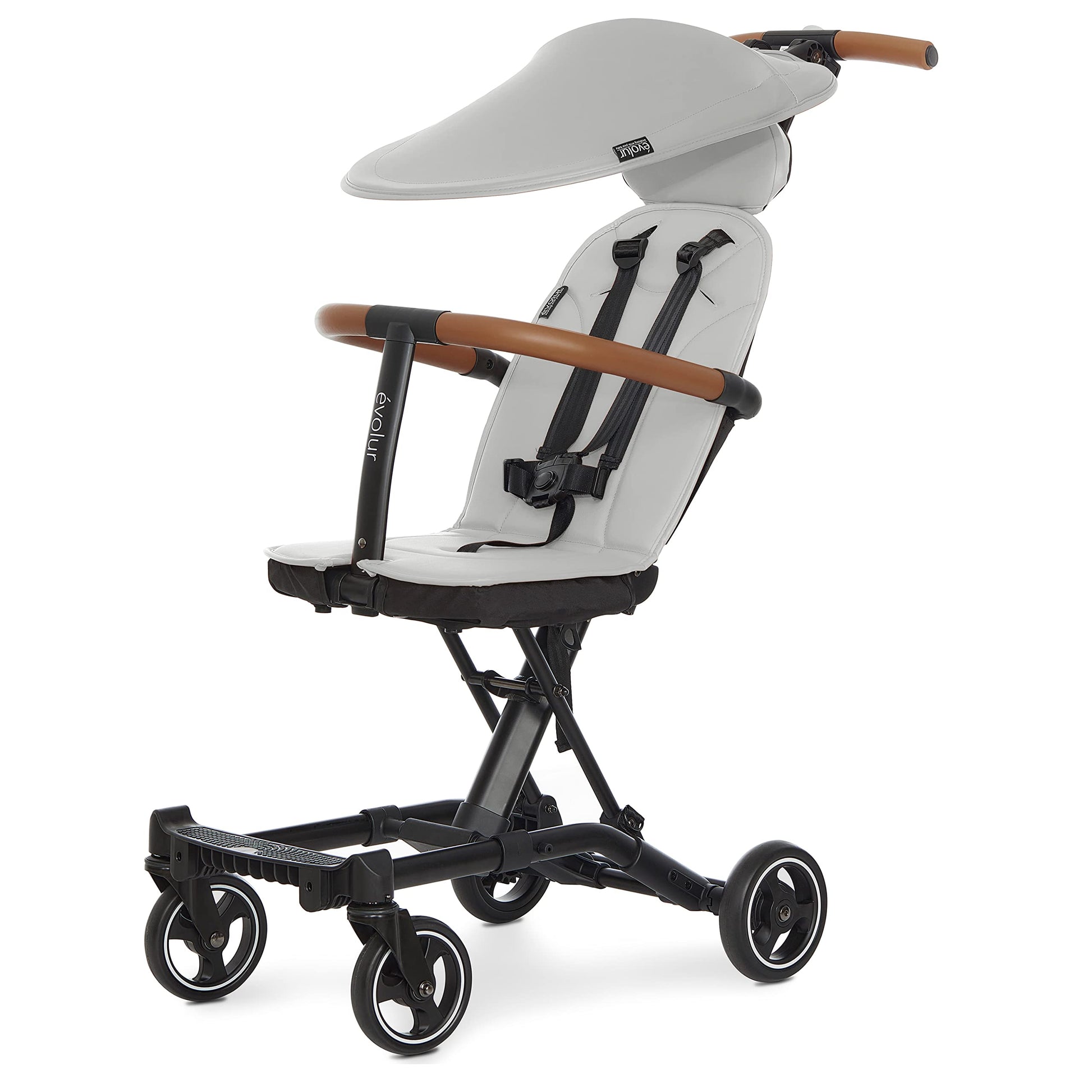 Evolur Cruise Rider Stroller With Canopy, Lightweight Umbrella Stroller With Compact Fold, Easy To Carry Travel Stroller - Koala