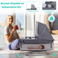 BABY JOY 5 in 1 Pack and Play, Portable Nursery Center Baby Playard w/Bassinet & Diaper Changing Table, Infant Bassinet Activity