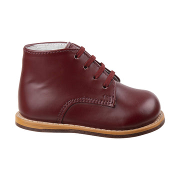 Josmo Baby Unisex Walking Shoes First Walker, Baby First Walker Shoes - Burgundy (Size 4.5 Toddler)