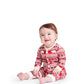 Little Blue House By Hatley Kid'S Fair Isle Bear & Moose Family Union Suits Sleepwear, Dog Union Suit - Mouse Fair Isle, Small