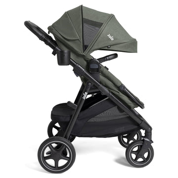 Joie Ginger Lx 4-In-1 One-Hand Pramette Stroller - Easy Convertible Pramette And Stroller With A One-Hand Pramette Conversion, F