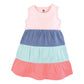 Hudson Baby Baby-Girls Cotton Dresses, Multicolor Sea Shells, 12-18 Months