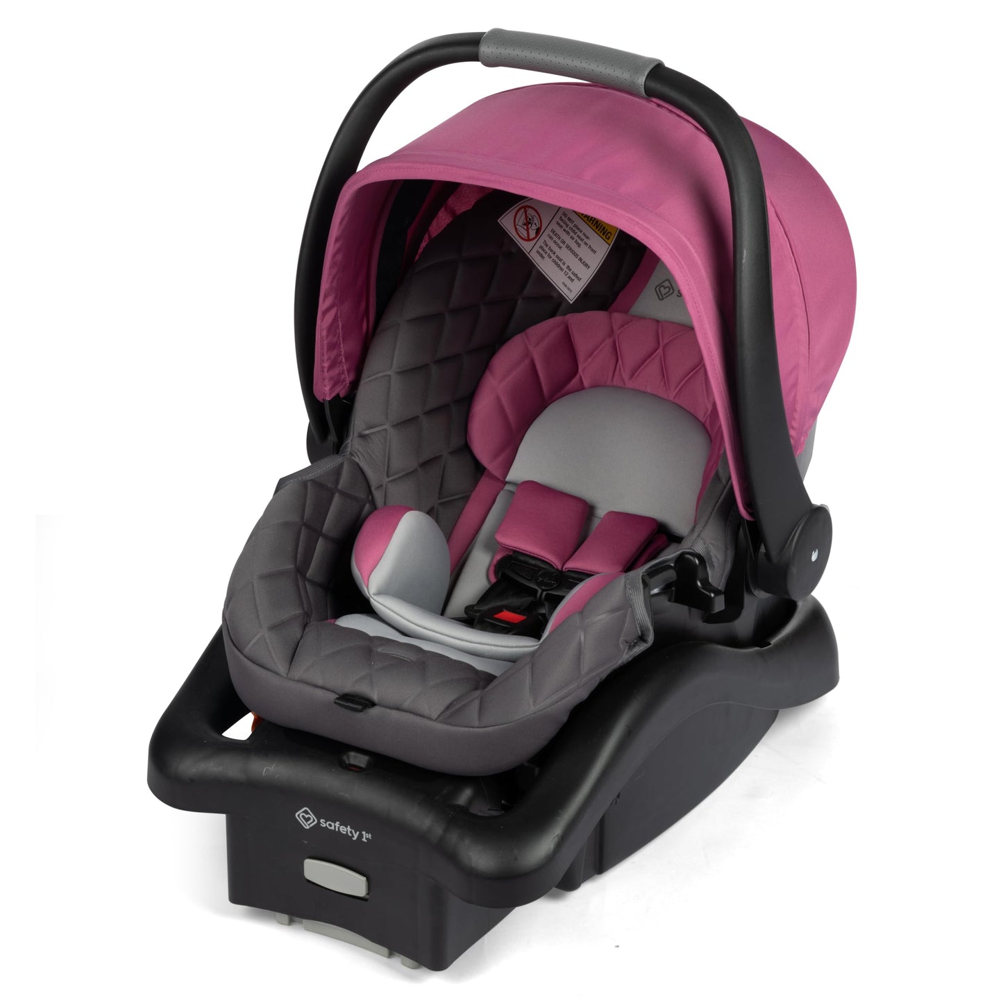 Safety 1?? Onboard Insta-Latch Dlx Infant Car Seat With Base, Baby Car Seat For 4-30 Lbs., Rear Facing Car Seat, Beach Rose