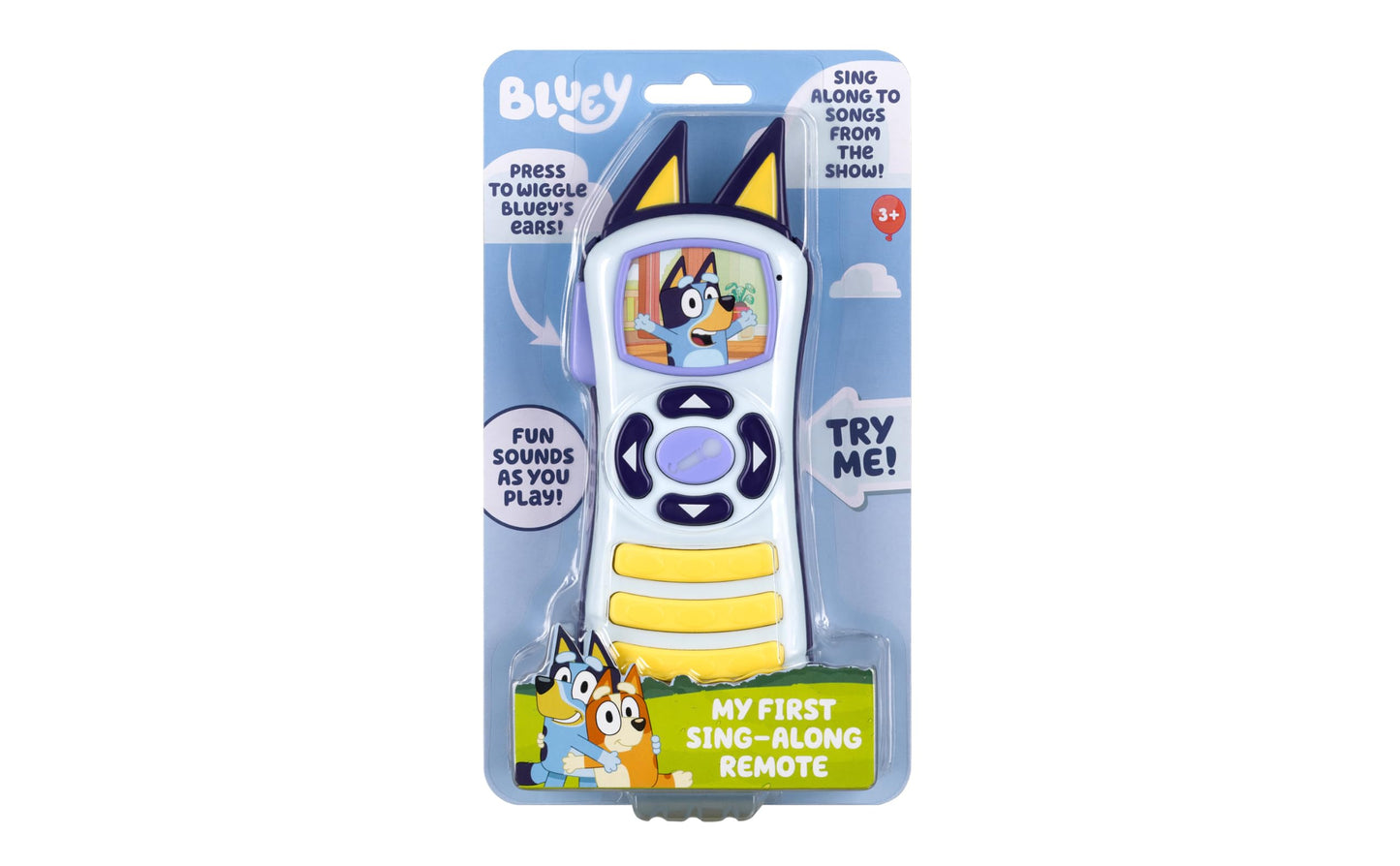 eKids Bluey Toy Remote Control for Toddlers with Built-in Music and Sound Effects, Musical Toy for Fans of Bluey Toys