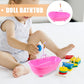 Toyvian Toy Bathtub for Dolls, Baby Doll Real Working Bath Set Electric Bathtub with Shower and Faucet Pretend Play Toy Play Wat