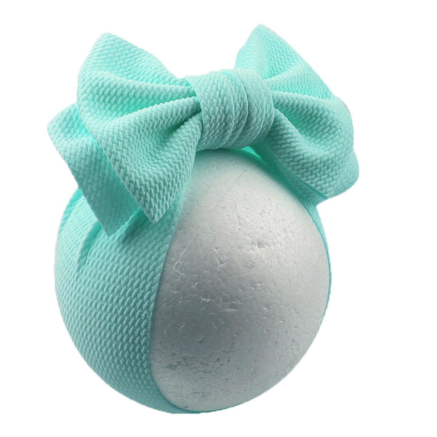 Lddcx Bows For Baby Girls Headband, Newborn Bows Headbands Baby Hair Bows Hairbands Hair Accessories.(Fd104) (Mint Peach)