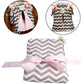 Carseat Canopy Nursing Cover Up With Opening Newborn Baby Girls Soft Safety Car Canopy Seat Nursing Cover Multi-Use Blanket