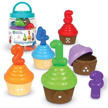 Learning Resources Counting Cupcakes, Toddler Toys, Preschool Learning Activities, Montessori Toys, Play Food, Learning & Educat