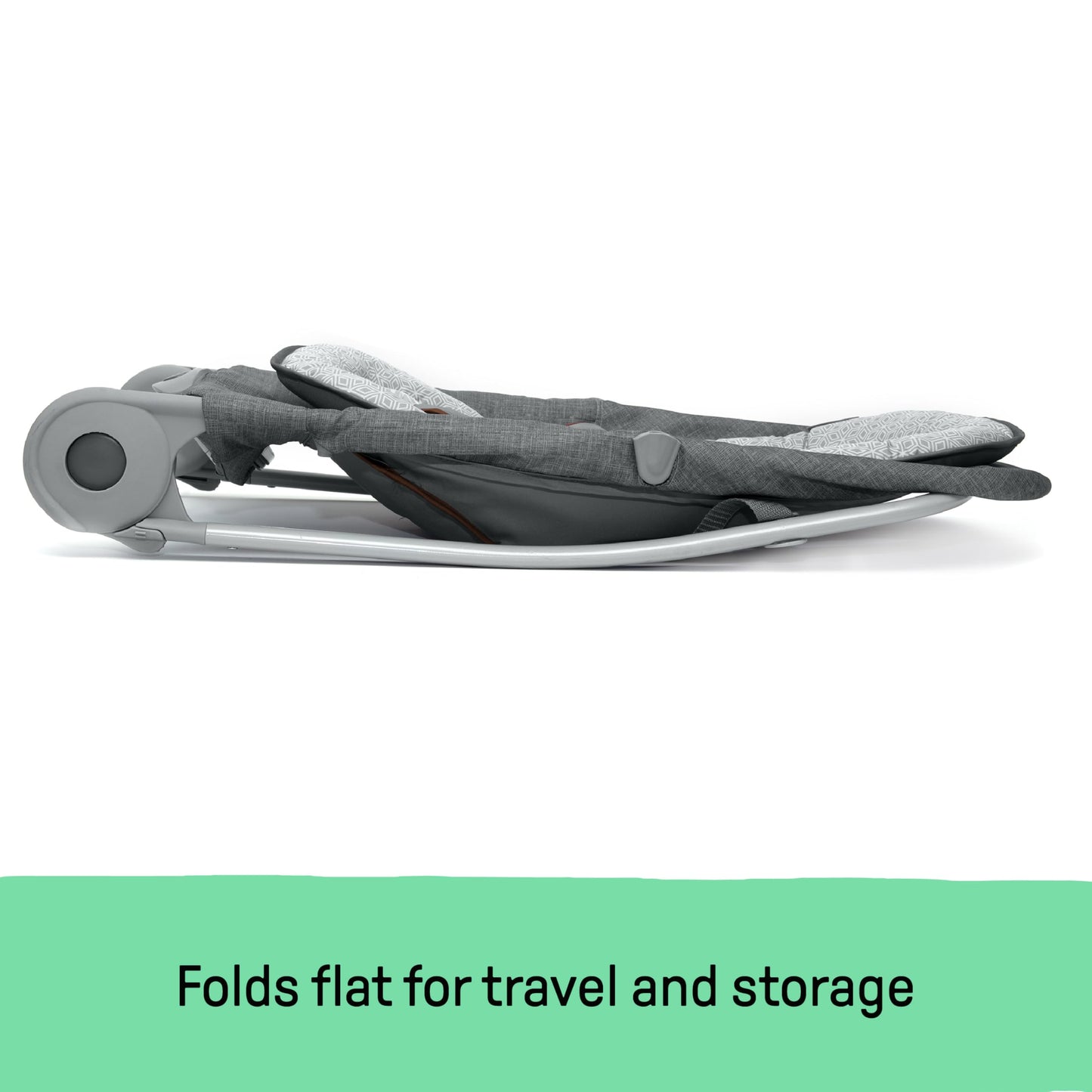 Summer Infant 2-In-1 Bouncer & Rocker Duo (Heather Gray) Convenient And Portable Rocker And Bouncer For Babies Includes Soft Toy