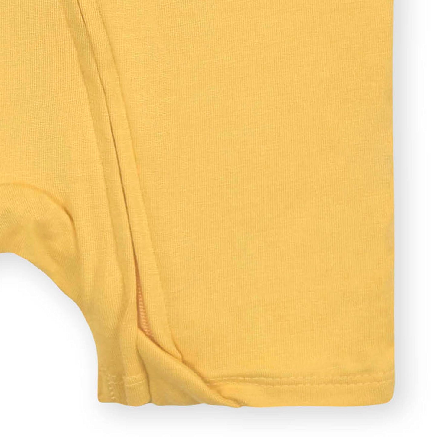Gerber Unisex Baby Buttery-Soft Short Sleeve With Viscose Made Eucalyptus Romper, Honey, 18 Months Us