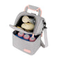 Meichoon Breast Pump Backpack Breastmilk Cooler & Insulated Baby Bottle Bag Waterproof - Portable Thermal Insulated Lunch Bag/La