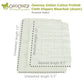 Osocozy - Indian Cotton Prefolds (Dozen) - Soft And Absorbent Baby Diapers Made Of 100% Indian Cotton - 9.5'X13', Fits 4-10 Lb