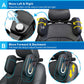 Spurtar Updated Version Car Headrest Pillow For Kids Head Support, Adjustable Interior Must Haves For Toddler Travel, Memory Foa