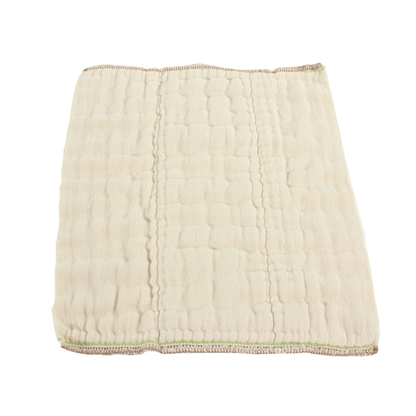 OsoCozy Organic Cotton Prefold Cloth Diapers Traditional Fit Small 4x8x4 Layering (6pk) - Super-Soft, Thick, Absorbent and Durab