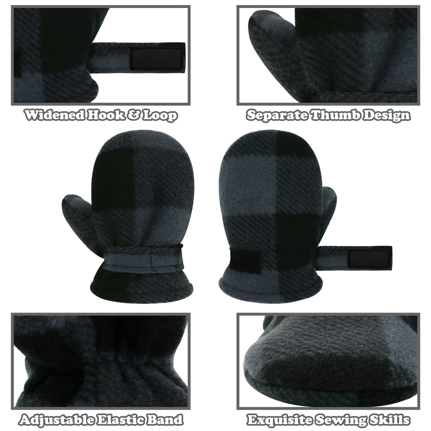 Sarfel Toddler Gloves Toddler Mittens For Toddler Boys Girls Baby Mittens 12-18 Months Toddler Winter Gloves Toddler Boy Gloves