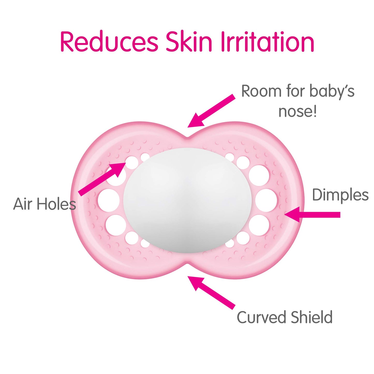 Mam Original Matte Baby Pacifier, Nipple Shape Helps Promote Healthy Oral Development, Sterilizer Case, 2 Pack, 16+ Months, Boy,