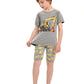 Little Boys Truck 2 Piece Pajamas Shorts 100% Cotton Sleepwear For Kids Size 4 5 T