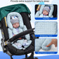 Kaseeous Infant Insert Compatible with Mamaroo Swing & Graco Swing, Thickened Baby Car Seat Head Support with Shoulder Covers, B