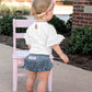 Rufflebutts Light Wash Denim 3-6M