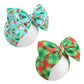 YanJie Christmas Baby Girls Headbands Red Green Bow Wide Headbands Christmas Handmade Hairbands Hair Accessories Gift for Newbor