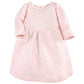 Hudson Baby Girls' Cotton Dresses, Metallic Navy Pink, 18-24 Months