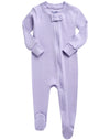Vaenait Baby Toddler Boys Girls Solid Footie Pajama Cozy Modal Lilac 24M
