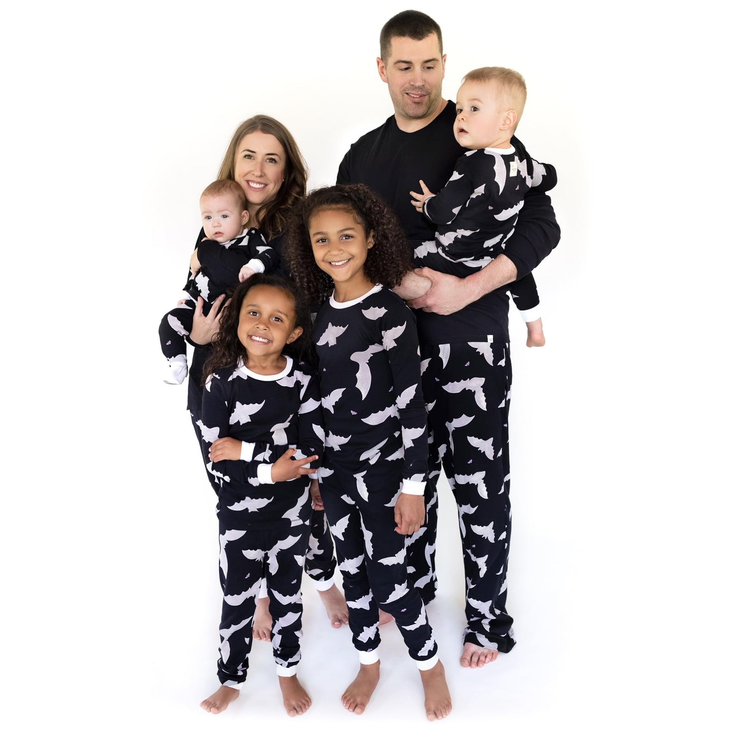 Burt'S Bees Baby Baby 2-Piece Family Jammies Matching Holiday Organic Cotton Pajamas, Halloween Bats, 12 Months