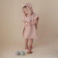 Mushie Poncho Towel For Toddlers And Kids (Blush) | Organic Terry Cotton | Ages 1-3 Years