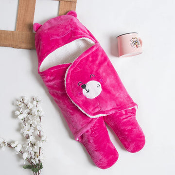 Aakriti Super Soft Baby Blanket for Newborn||Ac Room Blanket for Summer||Infants Winter Swaddler||All Season Hooded Blanket for 