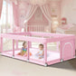 Fshibila 74'   50' Large Baby Playpen, Baby Playard For Babies And Toddlers, Baby Fence Play Pens For Indoor & Outdoor, Sturdy