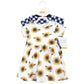 Hudson Baby Baby Girls Cotton Dresses Casual Dress, Sunflower, 2T Us