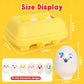 NAODONGLI Easter Eggs,Montessori Fun Geometric Egg Toys for Toddlers 1-3,Early Learning Educational Fine Motor Shape Sorter Matc