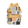 Custom Diaper Bag for Boys Personalized Name Diaper Bag Backpack with Changing Station Custom Motocross Baby Travel Bag Outdoor 