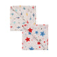 Dikary 100% Cotton Muslin Baby SWADDLES, Multicolor Print, 100 X 100 CMS (2)