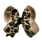 Leopard Hair Bow Clips for Girls Women Animal Print Hair Accessories with Non-Slip Clips, Bow hairpin Hair Accessories.(FJ119) (