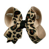 Leopard Hair Bow Clips for Girls Women Animal Print Hair Accessories with Non-Slip Clips, Bow hairpin Hair Accessories.(FJ119) (