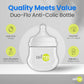 Avima Baby 4 Oz Anti Colic Baby Bottles For Breastfed Babies - Slow Flow Nipples, Wide Neck Bottle, Bpa Free - Newborn 0-3 Month